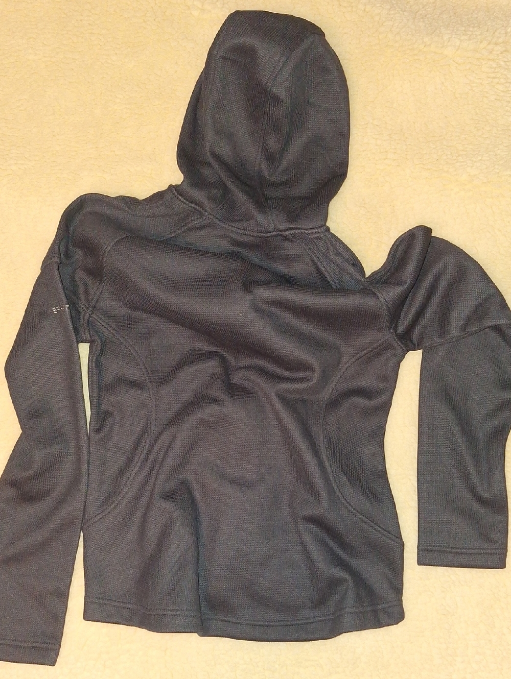 Spyder Navy and Gray Hooded Full-Zip Jacket - Picture 6 of 14